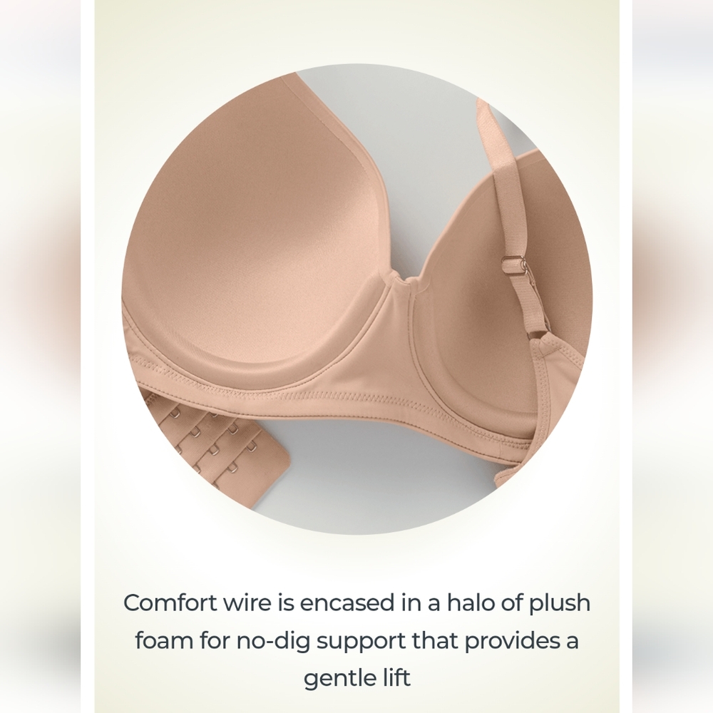 🔥🔥Bundle Deal 2 Jockey® Cushion UnderWire Full Coverage T-shirt Bras Size 38D - Picture 5 of 10